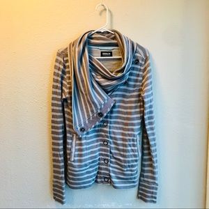 Bias snap Brooklyn Industries women’s sweatshirt